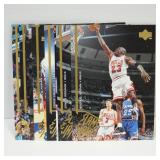 1995-96 UD SLAMS JAMS JUMBO LOT W/ MICHAEL JORDAN