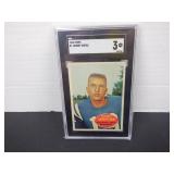1960 TOPPS #1 JOHNNY UNITAS SGC 3