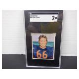 1950 BOWMAN #28 CLYDE TURNER SGC 2