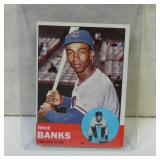 1963 TOPPS #380 ERNIE BANKS CHICAGO CUBS