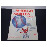 1954 WORLD SRIES SOUVENIR PROGRAM