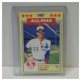 1987 JACKSONVILLE EXPOS LARRY WALKER ROOKIE CARD