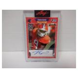 2021 LEAF #PSA8 TRAVIS ETIENNE SIGNED AUTO RC 66/