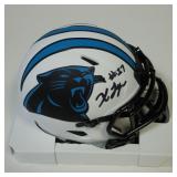 XAVIER LEGETTE SIGNED PANTHERS MINI HELMET COA