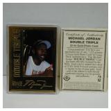 1998 UPPER DECK MICHAEL JORDAN DOUBLE TRIPLE 23KT