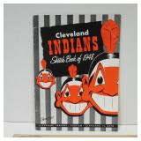 1948 CLEVELAND INDIANS SKETCH BOOK W/ ENVELOPE