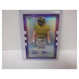 2018 LEAF #BA-AH1 AIDAN HUTCHINSON SIGNED AUTO 4/7