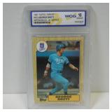 1987 TOPPS GEORGE BRETT WRONG BACK ERR GEM MT 10