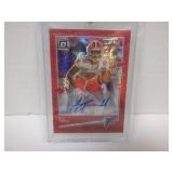 2020 PANINI DONRUSS OPTIC #105 A.J. TERRELL SIGNED