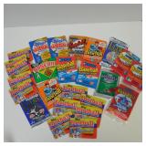 1980S-1990S BASEBALL / FOOTBALL WAX FOIL PACK LOT