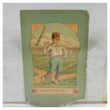 1887 BROOKLYN GRAYS ANTIQUE SCORECARD VERY RARE