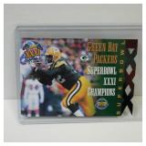 1997 UD SUPER BOWL XXXI JUMBO CARD 1636/5000
