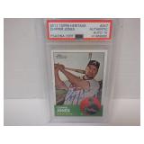 2012 TOPPS HERITAGE #347 CHIPPER JONES SIGNED AUTO