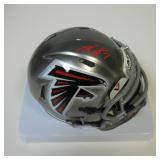 MICHAEL VICK SIGNED FALCONS MINI HELMET COA