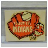 1950'S CLEVELAND INDIANS FOLLOW THE INDIANS DECAL