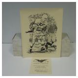 DANTE LAVELLI SIGNED ART PRINT WITH COA BROWNS