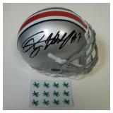 DWAYNE HASKINS SIGNED OHIO STATE MINI HELMET COA