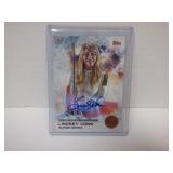 2014 TOPPS #88 LINDSEY VONN SIGNED AUTO CARD 35/50