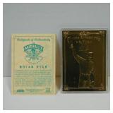 1996 BLEACHERS NOLAN RYAN 23KT GOLD CARD