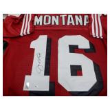 JOE MONTANA SIGNED AUTO JERSEY GLOBAL COA