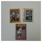 LOT OF 3 - 1990'S WASHINGTON REDSKINS POLICE SETS