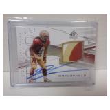 2014 UPPER DECK #220 DEVONTA FREEMAN SIGNED AUTO