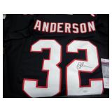CJ ANDERSON SIGNED AUTO JERSEY JSA COA