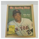 WILLIE MAYS SPORTING NEWS WILLIE MAYS RETIRES