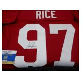 SIMEON RICE SIGNED AUTO JERSEY W/COA