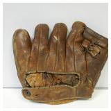 BOB FELLER VINTAGE CIRCA 1940 BASEBALL GLOVE