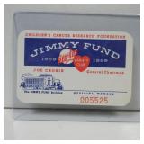 1959 BOSTON RED SOX JIMMY FUND MEMBERSHIP CARD