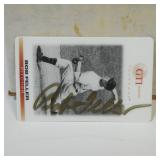 BOB FELLER SIGNED BASEBALL GREATS PHONE CARD