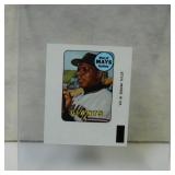 1969 TOPPS WILLIE MAYS BASEBALL DECAL GIANTS