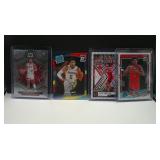 LOT 4 ASSORTED BASKETBALL STAR ROOKIE CARDS