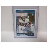 2025 PANINI SCORE #20 TRAVIS HUNTER SIGNED AUTO RC