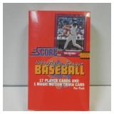 1988 SCORE MAJOR LEAGUE BASEBALL 36 CT BOX