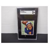 1950 BOWMAN #17 BOB WATERFIELD SGC 3