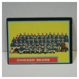 1962 TOPPS #25 CHICAGO BEARS TEAM CARD