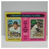 75 TOPPS HARMON KILLEBREW WILLIE MCCOVEY 1969 MVPS