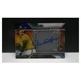 2016 TOPPS STRATA ROLLIE FINGERS AUTO # 17 OF 99