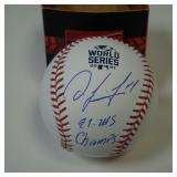 ORLANDO ARCIA SIGNED 2021 WORLD SERIES BASEBALL