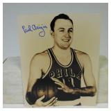 PAUL ARIZIN SIGNED 8X10 PHOTO 76ERS WITH COA
