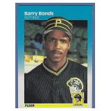 High Grade 1987 Fleer #604 BARRY BONDS RC Pirates