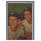 1953 Bowman Color #93 BILLY MARTIN PHIL RIZZUTO
