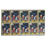 Sharp Lot Of (10) 1987 Topps #170 BO JACKSON RCs