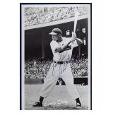 Signed 1953 LARRY DOBY Cleveland Indians Postcard