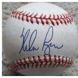 NOLAN RYAN Signed OAL Baseball California Angels