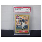 1987 TOPPS TRADED GREG MADDUX #70T. PSA 9
