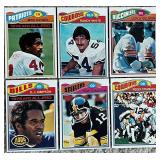 Sharp Lot Of (6) 1977 Topps Football HOF & RCs