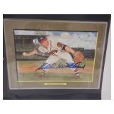 1988 PEREZ STEELE EDDIE MATHEWS SIGNED AUTO /5000
